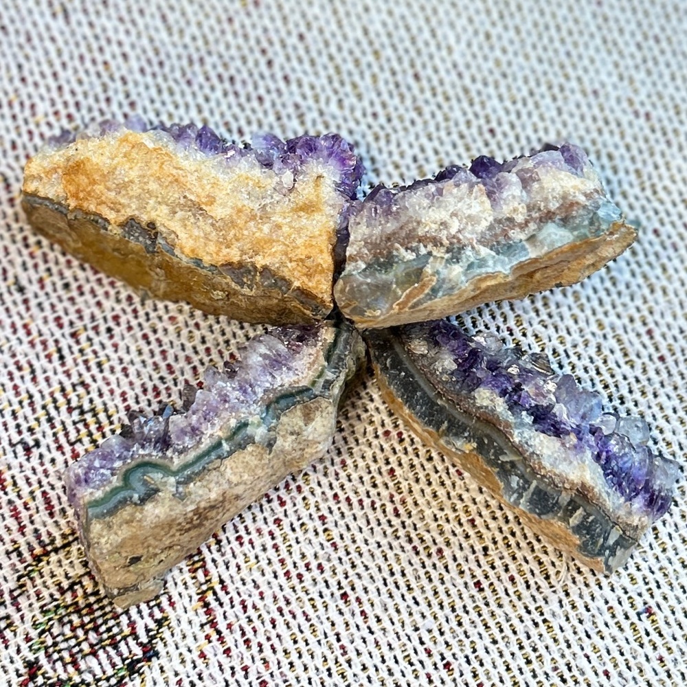 Amethyst Crystal Cluster Set - Picture 3 of 14